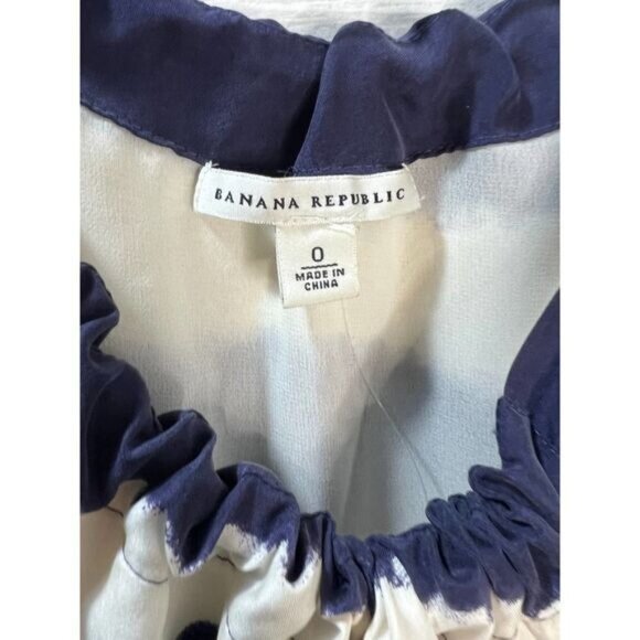 Banana Republic‎ Tie Neck Color Block Dress Size 0 - Picture 3 of 5